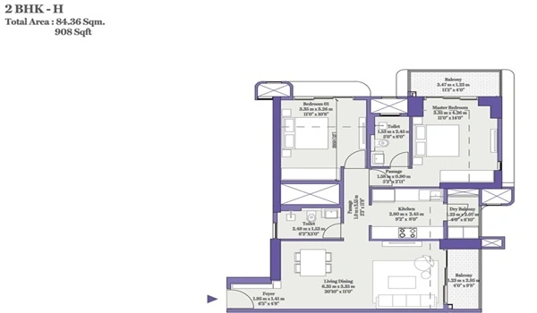 Birla Punya Floor Plan