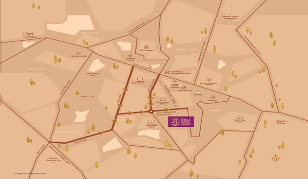 Birla Evara Location Birla Evara Location