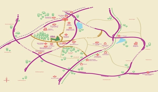 Birla Ojasvi Location Birla Ojasvi Location